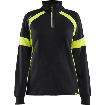 Blåkläder 35661158 Hi-Vis Sweatshirt Svart/Hivis Gul S Blåkläder 35661158 Hi-Vis Sweatshirt Svart/Hivis Gul S