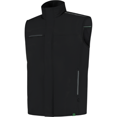 Tricorp 402709 Vindtett Unisex Arbeidsvest Svart 5XL Tricorp 402709 Vindtett Unisex Arbeidsvest Svart 5XL