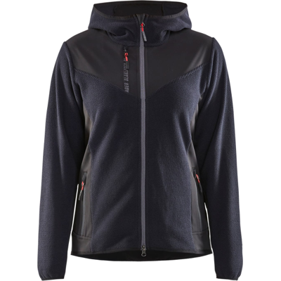 Blåkläder 59412536 Stretch Strikkejakke Mørk marine/svart M Blåkläder 59412536 Stretch Strikkejakke Mørk marine/svart M