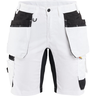 Blåkläder 72331832 4-Veis Stretch Arbeidsshorts Hvit svart 46 Blåkläder 72331832 4-Veis Stretch Arbeidsshorts Hvit svart 46