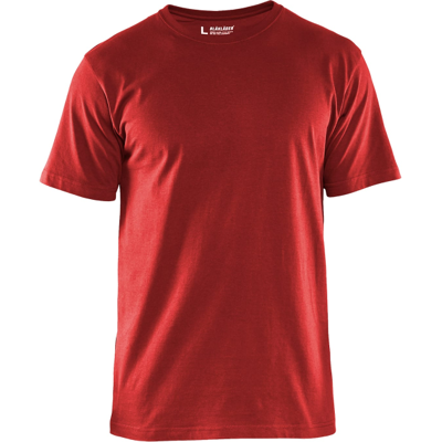 Blåkläder 36251042 Ribbestrikket Hals T-Skjorte rød 3XL Blåkläder 36251042 Ribbestrikket Hals T-Skjorte rød 3XL