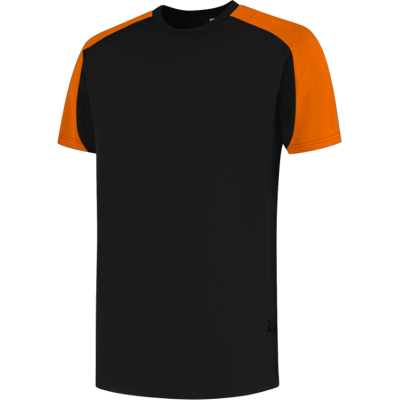 Tricorp 106106 Tofarget Unisex T-Skjorte Svart/oransje S Tricorp 106106 Tofarget Unisex T-Skjorte Svart/oransje S