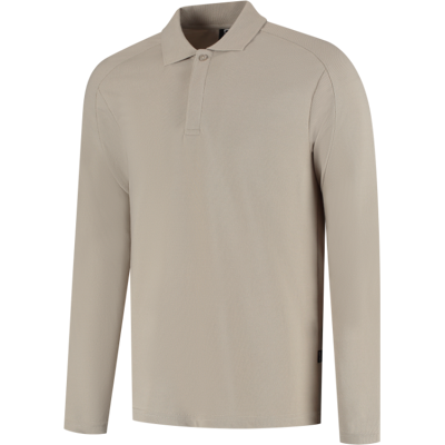 Tricorp 206105 Langermet Unisex Pikéskjorte Sand XXL Tricorp 206105 Langermet Unisex Pikéskjorte Sand XXL