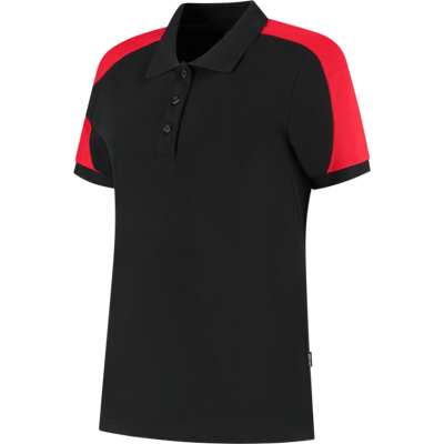 Tricorp 206108 Tofarget Dame Pikéskjorte Svart 3XL Tricorp 206108 Tofarget Dame Pikéskjorte Svart 3XL