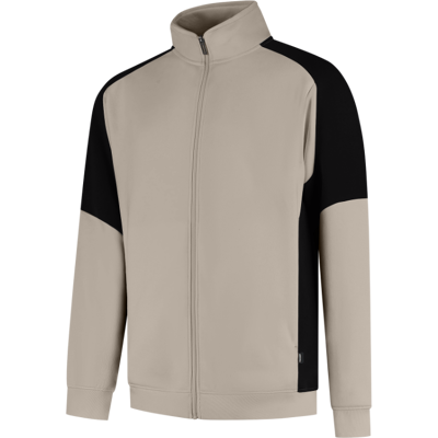 Tricorp 306108 Tofarget Unisex Sweatjakke Sand/Svart L Tricorp 306108 Tofarget Unisex Sweatjakke Sand/Svart L