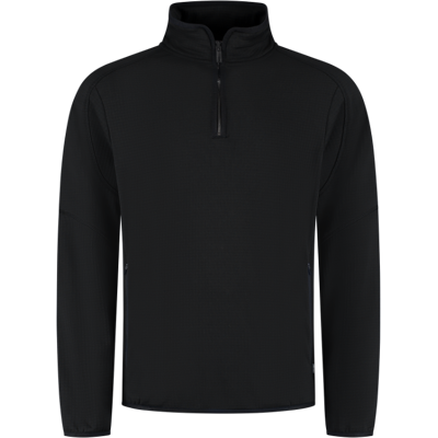 Tricorp 306118 1/4 Glidelås Unisex Fleecejakke Svart 3XL Tricorp 306118 1/4 Glidelås Unisex Fleecejakke Svart 3XL