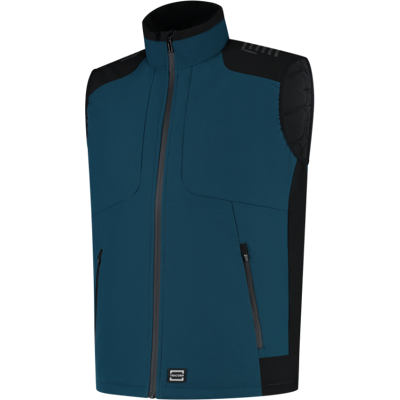 Tricorp 406106 Vindtett Unisex Arbeidsvest Blågrønn/svart 5XL Tricorp 406106 Vindtett Unisex Arbeidsvest Blågrønn/svart 5XL