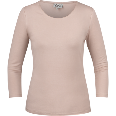 Texstar W010 T-Skjorte Med 3/4 Erme Støvet rosa L Texstar W010 T-Skjorte Med 3/4 Erme Støvet rosa L