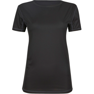 Tracker 1202 Ladies Cool-Dry T-Skjorte Svart XL Tracker 1202 Ladies Cool-Dry T-Skjorte Svart XL