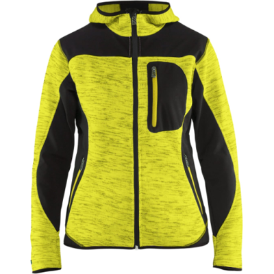 Blåkläder 49312117 Softshell Jakke Hivis Gul/Sort XS Blåkläder 49312117 Softshell Jakke Hivis Gul/Sort XS