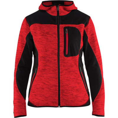 Blåkläder 49312117 Softshell Jakke Rød svart XS Blåkläder 49312117 Softshell Jakke Rød svart XS
