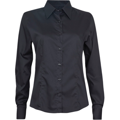 Tracker 5582 Ladies Stretch Skjorte Svart S Tracker 5582 Ladies Stretch Skjorte Svart S