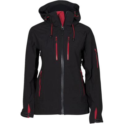 Tracker 7092 Contrast Colored Ladies Extreme Pro Skalljakke Svart/Rød M Tracker 7092 Contrast Colored Ladies Extreme Pro Skalljakke Svart/Rød M