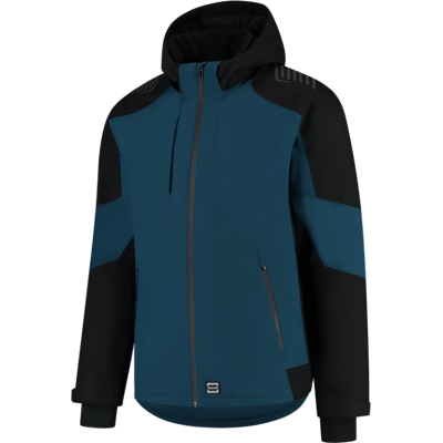 Tricorp 406101 Vanntett Unisex Vinterjakke Blågrønn/svart 3XL Tricorp 406101 Vanntett Unisex Vinterjakke Blågrønn/svart 3XL