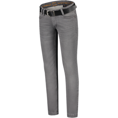 Tricorp 504004 Stretch Dame Slim Fit Jeans Denim grå 26-32 Tricorp 504004 Stretch Dame Slim Fit Jeans Denim grå 26-32