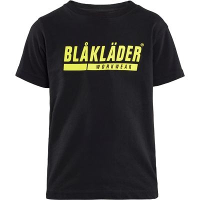 Blåkläder 52001042 Forsterket T-Skjorte Svart/Hivis Gul 122/128 Blåkläder 52001042 Forsterket T-Skjorte Svart/Hivis Gul 122/128