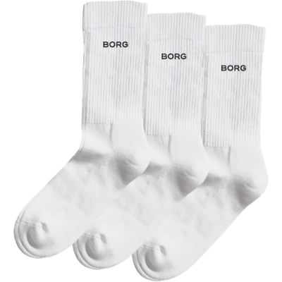 Bjorn Borg Björn Borg Essential Crew - Ankel - Sokker, 3 Stk Hvit 43-46 Bjorn Borg Björn Borg Essential Crew - Ankel - Sokker, 3 Stk Hvit 43-46