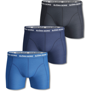 Bjorn Borg Björn Borg - Boxershorts, 3 Stk Blå S Bjorn Borg Björn Borg - Boxershorts, 3 Stk Blå S