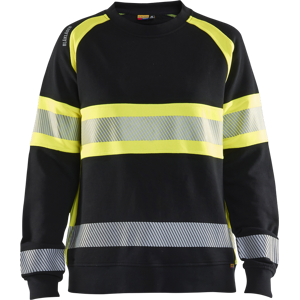 Blåkläder Varselgenser – Høy Synlighet, Komfort ( 811516752, Svart/gul, Dame, 1 Stykk, Størrelse- S) Svart/gul S Blåkläder Varselgenser – Høy Synlighet, Komfort ( 811516752, Svart/gul, Dame, 1 Stykk, Størrelse- S) Svart/gul S