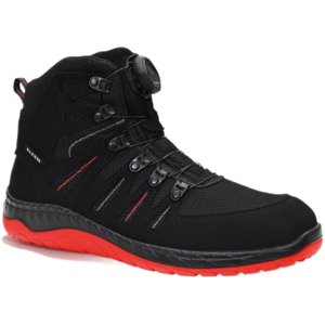 Elten Maddox Boa Black-Red Mid Esd - S3 - Vernestøvel Svart/Rød 43 Elten Maddox Boa Black-Red Mid Esd - S3 - Vernestøvel Svart/Rød 43