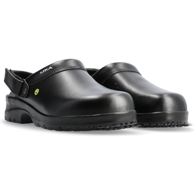 Sika Fusion Clog - Esd - Tøffel Med Hælrem Svart 43 Sika Fusion Clog - Esd - Tøffel Med Hælrem Svart 43
