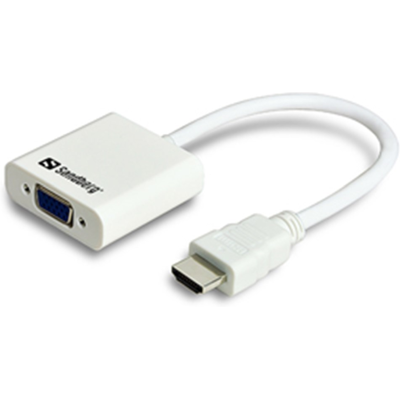 Sandberg Hdmi Til Vga Konverter – Enkel Videotransformasjon (Sdg508-69, 1 Eske) Sandberg Hdmi Til Vga Konverter – Enkel Videotransformasjon (Sdg508-69, 1 Eske)