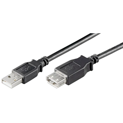 MicroConnect Usb 2.0 Forlengelseskabel, 0,5m, 1 Stykk, Sen-Usbaaf05b Svart MicroConnect Usb 2.0 Forlengelseskabel, 0,5m, 1 Stykk, Sen-Usbaaf05b Svart