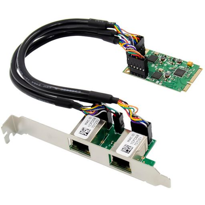 MicroConnect Minipcie Rtl8111f + Asm1182e Dual-Rj45 Gigabit Ethernet-Kort, 1 Stykk, Sen-W128920163 MicroConnect Minipcie Rtl8111f + Asm1182e Dual-Rj45 Gigabit Ethernet-Kort, 1 Stykk, Sen-W128920163
