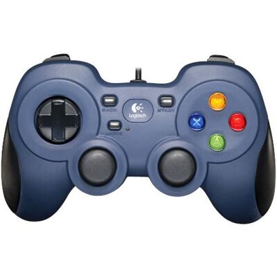 Logitech Gamepad F310, Usb, Xid Refresh, Type-2, 1 Stykk, Sen-940-000138 Svart/Blå/Flerfarget Logitech Gamepad F310, Usb, Xid Refresh, Type-2, 1 Stykk, Sen-940-000138 Svart/Blå/Flerfarget