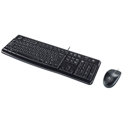 Logitech Mk120 Combo Tastatur Og Mus Med Ledning, Nederlandsk, 1 Stykk, Sen-920-002563 Svart Logitech Mk120 Combo Tastatur Og Mus Med Ledning, Nederlandsk, 1 Stykk, Sen-920-002563 Svart