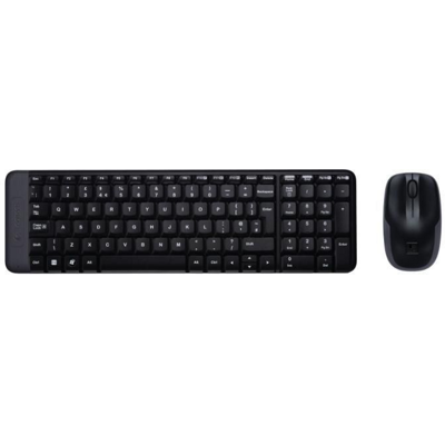 Logitech Mk220 Trådløst Tastatur Og Mus-Kombinasjon, Internasjonal Eer, 1 Stykk, Sen-920-003168 Svart Logitech Mk220 Trådløst Tastatur Og Mus-Kombinasjon, Internasjonal Eer, 1 Stykk, Sen-920-003168 Svart