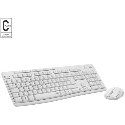 Logitech Mk295 Silent Wireless Combo, Hvit, Engelsk, 1 Stykk, Sen-W128232378 Hvit Logitech Mk295 Silent Wireless Combo, Hvit, Engelsk, 1 Stykk, Sen-W128232378 Hvit