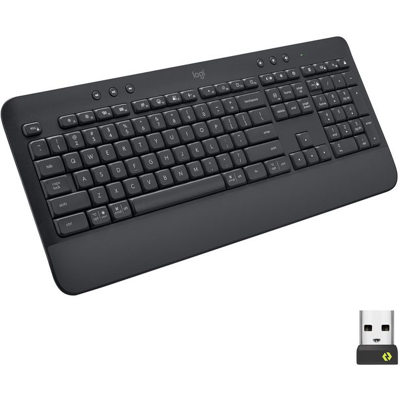Logitech Signature K650 Trådløst Tastatur, Grafitt, Sveitsisk, 1 Stykk, Sen-W128233144 Grafitt Logitech Signature K650 Trådløst Tastatur, Grafitt, Sveitsisk, 1 Stykk, Sen-W128233144 Grafitt