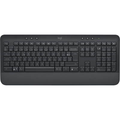 Logitech Signature K650 Trådløst Tastatur, Grafitt, Fransk, 1 Stykk, Sen-W128233145 Grafitt Logitech Signature K650 Trådløst Tastatur, Grafitt, Fransk, 1 Stykk, Sen-W128233145 Grafitt