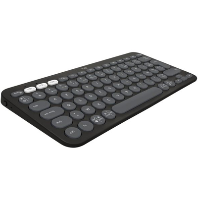 Logitech Pebble Keys 2 K380s-Tastatur, Grafitt, Us International, 1 Stykk, Sen-W128564875 Grafitt Logitech Pebble Keys 2 K380s-Tastatur, Grafitt, Us International, 1 Stykk, Sen-W128564875 Grafitt