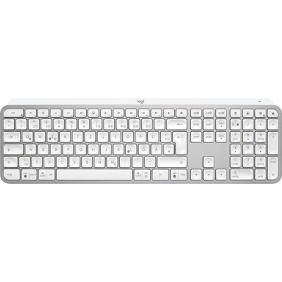 Logitech Mx Keys S-Tastatur, Blekgrå, Tysk, 1 Stykk, Sen-W128825248 Aluminium/Hvit Logitech Mx Keys S-Tastatur, Blekgrå, Tysk, 1 Stykk, Sen-W128825248 Aluminium/Hvit