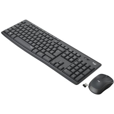 Logitech Mk295 Silent Wireless Combo, Grafitt, Italiensk, 1 Stykk, Sen-W128232372 Grafitt Logitech Mk295 Silent Wireless Combo, Grafitt, Italiensk, 1 Stykk, Sen-W128232372 Grafitt