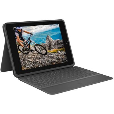 Logitech Rugged Folio, Fransk, 1 Stykk, Sen-W128232283 Grafitt Logitech Rugged Folio, Fransk, 1 Stykk, Sen-W128232283 Grafitt