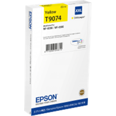 Epson T9074 Blekkpatron – Høy Kapasitet, Lang Varighet (Epsc13t90744n, Gul, 1 Eske) Gul Epson T9074 Blekkpatron – Høy Kapasitet, Lang Varighet (Epsc13t90744n, Gul, 1 Eske) Gul