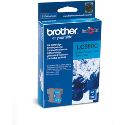 Brother Lc980c Blekkpatron – 260 Sider Kapasitet (Brolc980c, Cyan, 1 Eske) Cyan Brother Lc980c Blekkpatron – 260 Sider Kapasitet (Brolc980c, Cyan, 1 Eske) Cyan