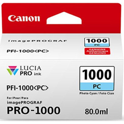 Canon Pfi-1000 Cyan Blekk – Høy Kapasitet, Presis Fargegjengivelse (Can22529, Bilde Cyan, 1 Eske) Bilde Cyan Canon Pfi-1000 Cyan Blekk – Høy Kapasitet, Presis Fargegjengivelse (Can22529, Bilde Cyan, 1 Eske) Bilde Cyan