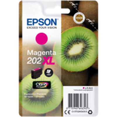 Epson T202 Magenta Blekkpatron – Høy Kapasitet (Epst02h34010, Magenta, 1 Eske) Magenta Epson T202 Magenta Blekkpatron – Høy Kapasitet (Epst02h34010, Magenta, 1 Eske) Magenta