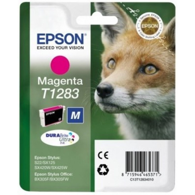 Epson T1283 Magenta Blekkpatron – Høy Kapasitet (Epst12834012, Magenta, 1 Eske) Magenta Epson T1283 Magenta Blekkpatron – Høy Kapasitet (Epst12834012, Magenta, 1 Eske) Magenta