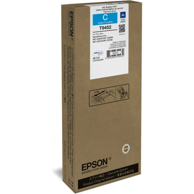 Epson Wf-C5 Blekkpatron – 5000 Sider (Epst945240, Cyan, 1 Eske) Cyan Epson Wf-C5 Blekkpatron – 5000 Sider (Epst945240, Cyan, 1 Eske) Cyan