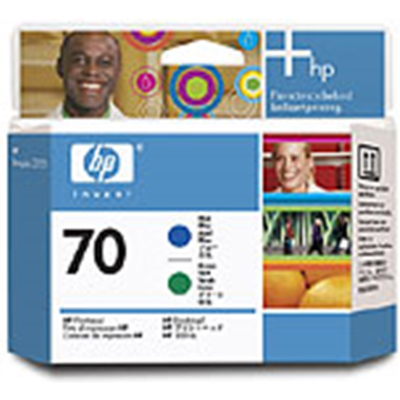 HP No. 70 Printhead – Høy Ytelse, Langvarig (C9408a, Blå/grønn, 1 Eske) Blå/grønn HP No. 70 Printhead – Høy Ytelse, Langvarig (C9408a, Blå/grønn, 1 Eske) Blå/grønn