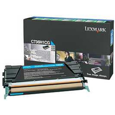 Lexmark C736 Toner – Høy Kapasitet, Kostnadseffektiv (Lexc736h1cg, Cyan, 1 Eske) Cyan Lexmark C736 Toner – Høy Kapasitet, Kostnadseffektiv (Lexc736h1cg, Cyan, 1 Eske) Cyan