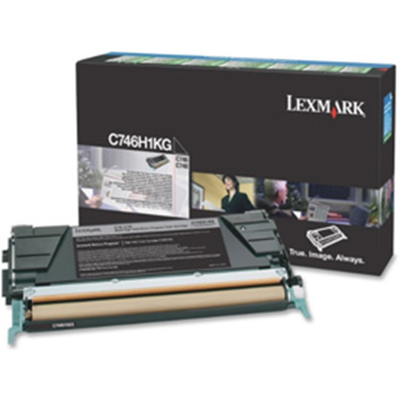 Lexmark Toner Black – Høy Kapasitet, 12.000 Sider (Lexc746h1kg, Svart, 1 Eske) Svart Lexmark Toner Black – Høy Kapasitet, 12.000 Sider (Lexc746h1kg, Svart, 1 Eske) Svart