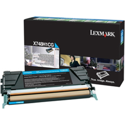 Lexmark Toner Cyan – Høy Kapasitet, 10k Sider (Lexx748h1cg, Cyan, 1 Eske) Cyan Lexmark Toner Cyan – Høy Kapasitet, 10k Sider (Lexx748h1cg, Cyan, 1 Eske) Cyan