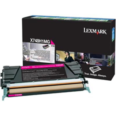 Lexmark Toner Magenta – Høy Kapasitet, 10k Sider (Lexx748h1mg, Magenta, 1 Eske) Magenta Lexmark Toner Magenta – Høy Kapasitet, 10k Sider (Lexx748h1mg, Magenta, 1 Eske) Magenta
