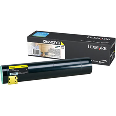 Lexmark X94x Toner – Høy Kapasitet, 22k Sider (Lexx945x2yg, Gul, 1 Eske) Gul Lexmark X94x Toner – Høy Kapasitet, 22k Sider (Lexx945x2yg, Gul, 1 Eske) Gul
